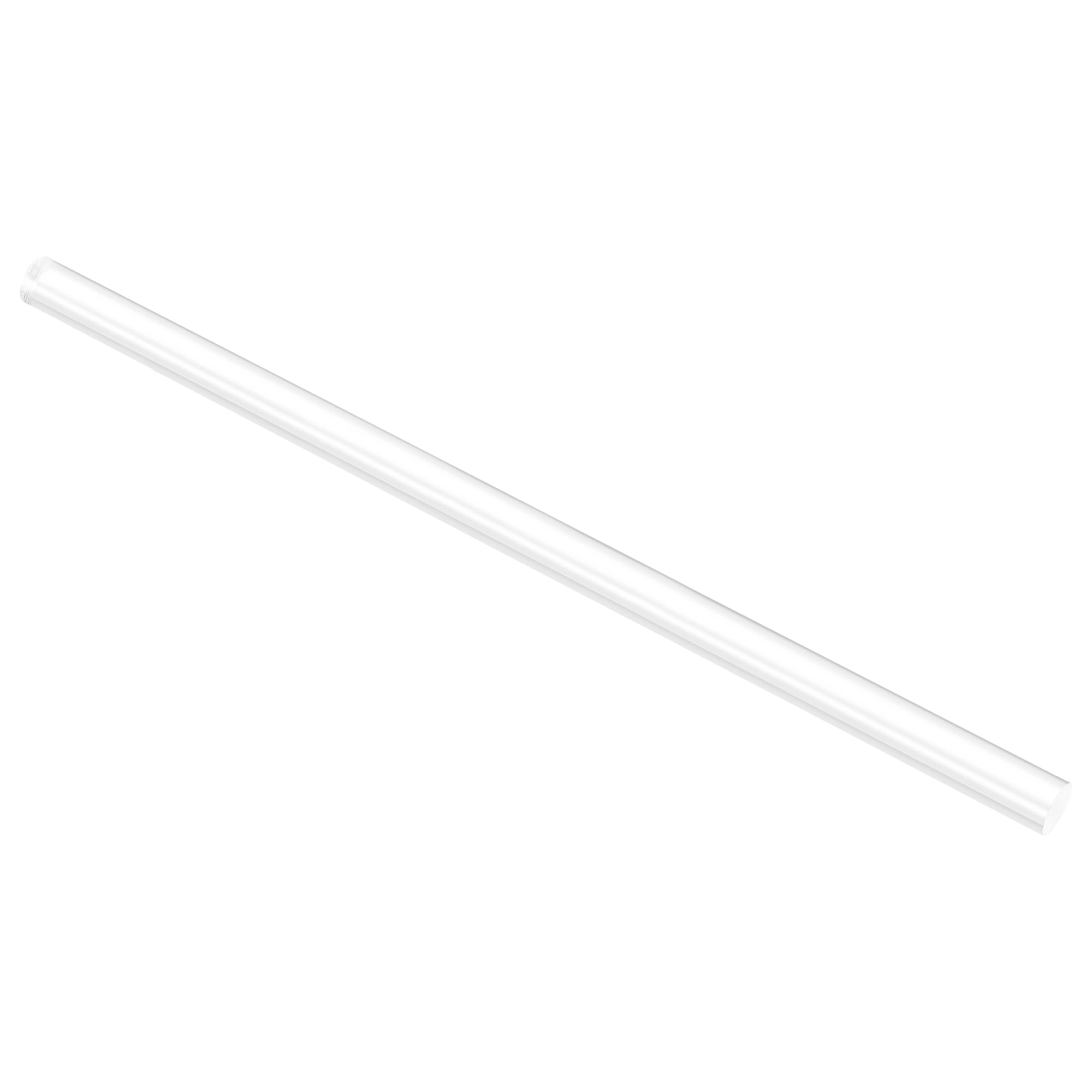 Clear Acrylic Rods - 2 Pack, 3/4" Diameter -9