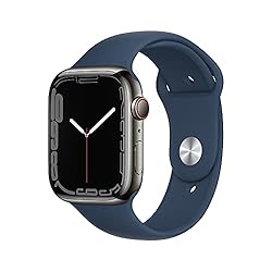 Apple Watch Series 7��GPS + Cellular��ǥ��- 45mm����ե����ȥ��ƥ�쥹�������륱�����ȥ��ӥ��֥롼���ݡ��ĥХ�� - �쥮��顼