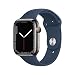 Produktbild Apple Watch Series 7 (GPS + Cellular, 45MM) - Graphite Edelstahlgehäuse mit Abyss Blue Sportarmban (Generalüberholt)