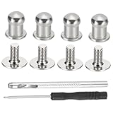 Applications : Que vous soyez un artisan du cuir, un passionné de bricolage ou un amateur, nos rivets conviennent parfaitement à une large gamme de projets. Utilisez-les pour créer des ceintures en cuir, des portefeuilles, des sacs à main, des chaussures, des vêtements, et bien plus encore.