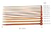 Bamboo Knitting Needles Set Knitting Needle Case Kits for Beginners Wooden Wood