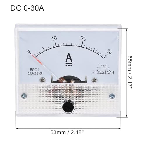 Compteur de courant analogique DC 15A pour éviter les surcharges de circuit - 2