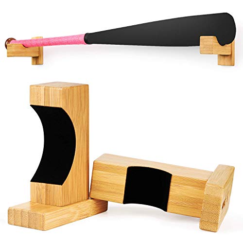Gonex Baseball Bat Display Wall Mount Baseball Holder Bat Rack for Softball