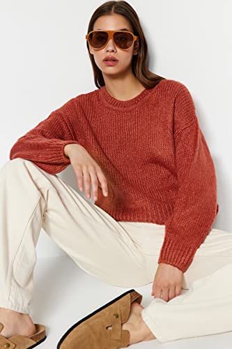 Trendyol Women Regular fit Knitwear Sweater,Tile,S