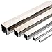 LLZZQQF Steel Industrial Tube Flat Tube, Rectangular Tube Bracket Stainless, 500mm Length 304 Stainless Steel Square Tube 1 piece(20x30x1mm)