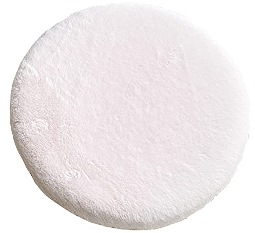 Oreiller Rond siège Rond Mousse mémoire Coussin de Chaise Oreiller de Sol Coussin Sofa Chaise Coussin Coussins décoratifs Oreiller de Soutien Lombaire Tapis de Yoga (35 x 35 cm, Pink) Cover