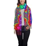 Taille polyvalente : l'écharpe châle pour femme mesure 198 cm x 72 cm, bien conçu pour avoir une taille suffisante pour différentes façons de coiffer, qu'il s'agisse d'un portefeuille classique qui complète les robes ou d'un nœud chic qui s'associe avec des pulls. ​