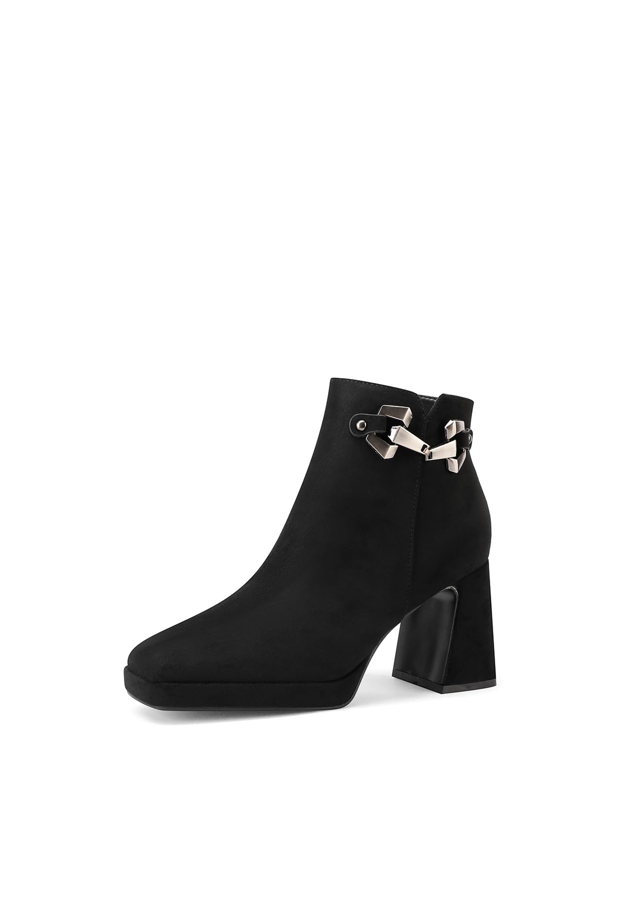 QUEEN HELENA Tronchetti con Tacco Largo Stivaletti Donna ZM9815