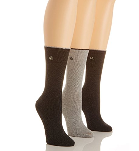 Lauren Ralph Lauren Tipped Rib Cotton Trouser Sock - 3 Pair Pack (34000)2