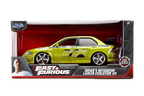 Jada Fast & Furious 1:24 Brian's Mitsubishi Lancer Evolution VII miniatura 2