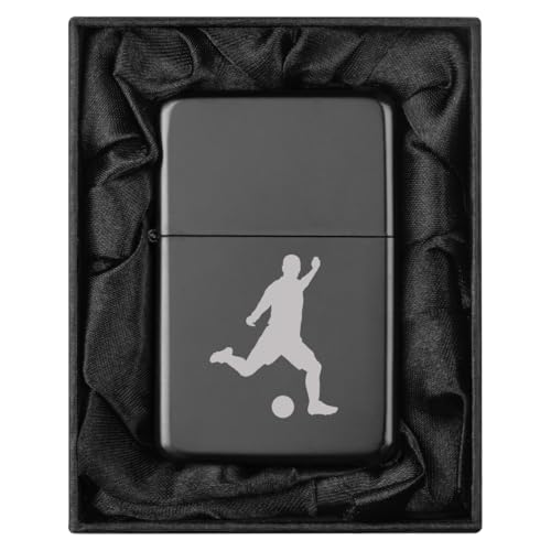 Encendedor en caja de regalo negra de seda miniatura 1