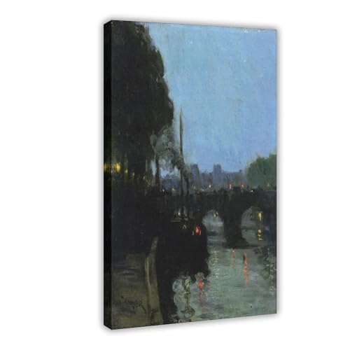 Toile The Seine Evening Henry Ossawa Tanner pour la déco du salon