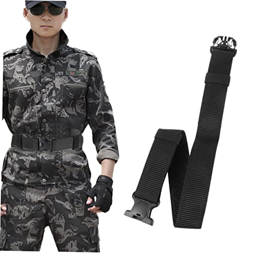 Multifunctional Outdoor Belt with Quick-Release Plastic Buckle Adjustable Utility Strap 100x5.5x0.3CM for Men and Women for Hiking3