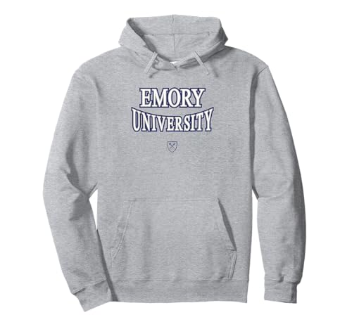 Emory Eagles Laurels Gray Officially Licensed Pullover Hoodie