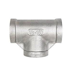 Horiznext Edelstahl T-Stück Fitting Adapter, 2 Stück