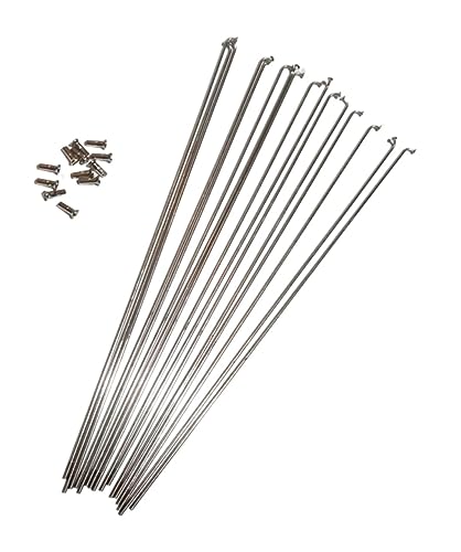 Rayons de vélo en acier inoxydable 304 robuste J Bend argent pour jante VTT
