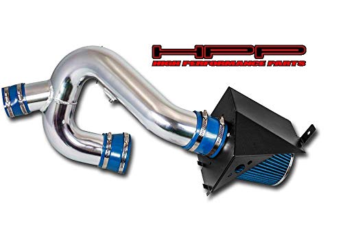 High Performance Parts Heat Shield Cold Air Intake Kit & Black Filter Combo Compatible for Ford 2012-2014 F150 3.5L V6 EcoBoost -  HI-FD-08BL