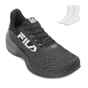 Tenis Fila Efecto Masculino,Preto/Grafite/Prata,40