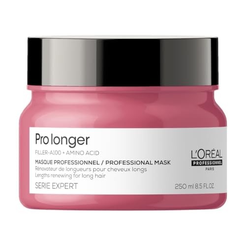 L'Oréal Professionnel, Mascarilla Reparadora para Pelo Largo con Puntas Finas, Pro Longer, 250 ml