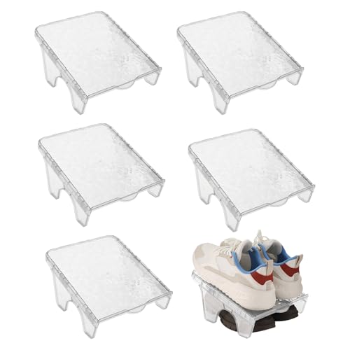 Étagère à chaussures double couche : meuble rangement modulaire entrée gain de place - 2
