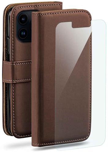 Protection iPhone 14 Pro moex marron pour voyager léger avec porte-carte intégré