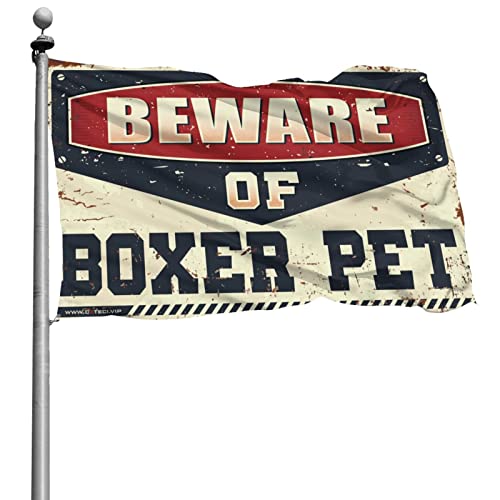 Drapeau de chambre dortoir Boxer de 152x244 cm pour une décoration cool