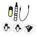 BESPORTBLE Night Cycling Safety Light Led Bike Rear Lamp Rechargeable Powered for Outdoor Activities