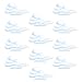 Beistle 55242 Cloud Cutout, 29-Inch, 12-Pack