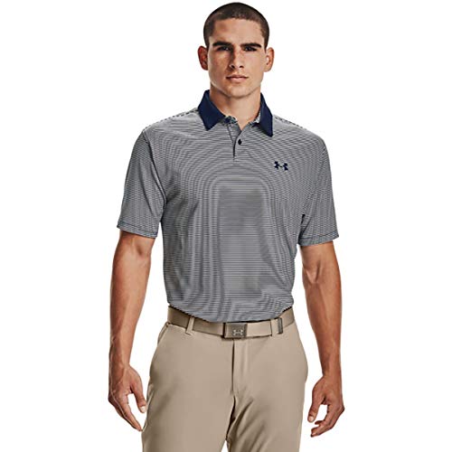 Under Armour Camisa polo masculina de golfe listrada