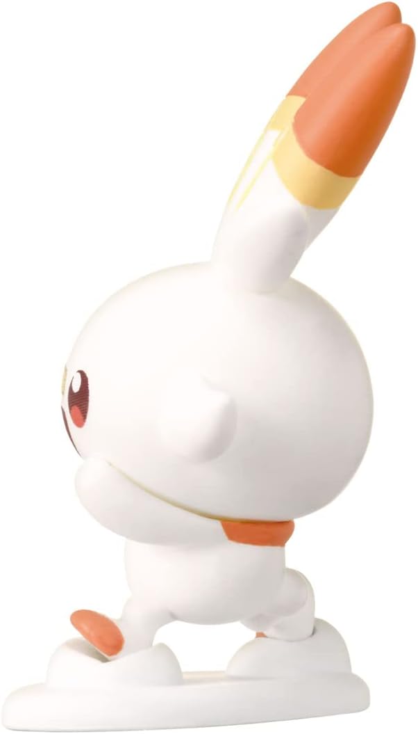 Takara Tomy Pokemon Poke Peace Doll Scorbunny - Anime Figurine - Red - Image 2