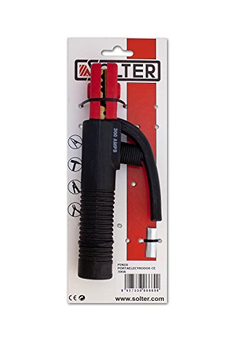 Solter Pinza Portaelectrodo 300A - Alta Resistencia y Precisión, Diseño Ergonómico, Compatible con Electrodos de hasta 5.0 mm, Seguridad y Rendimiento Profesional