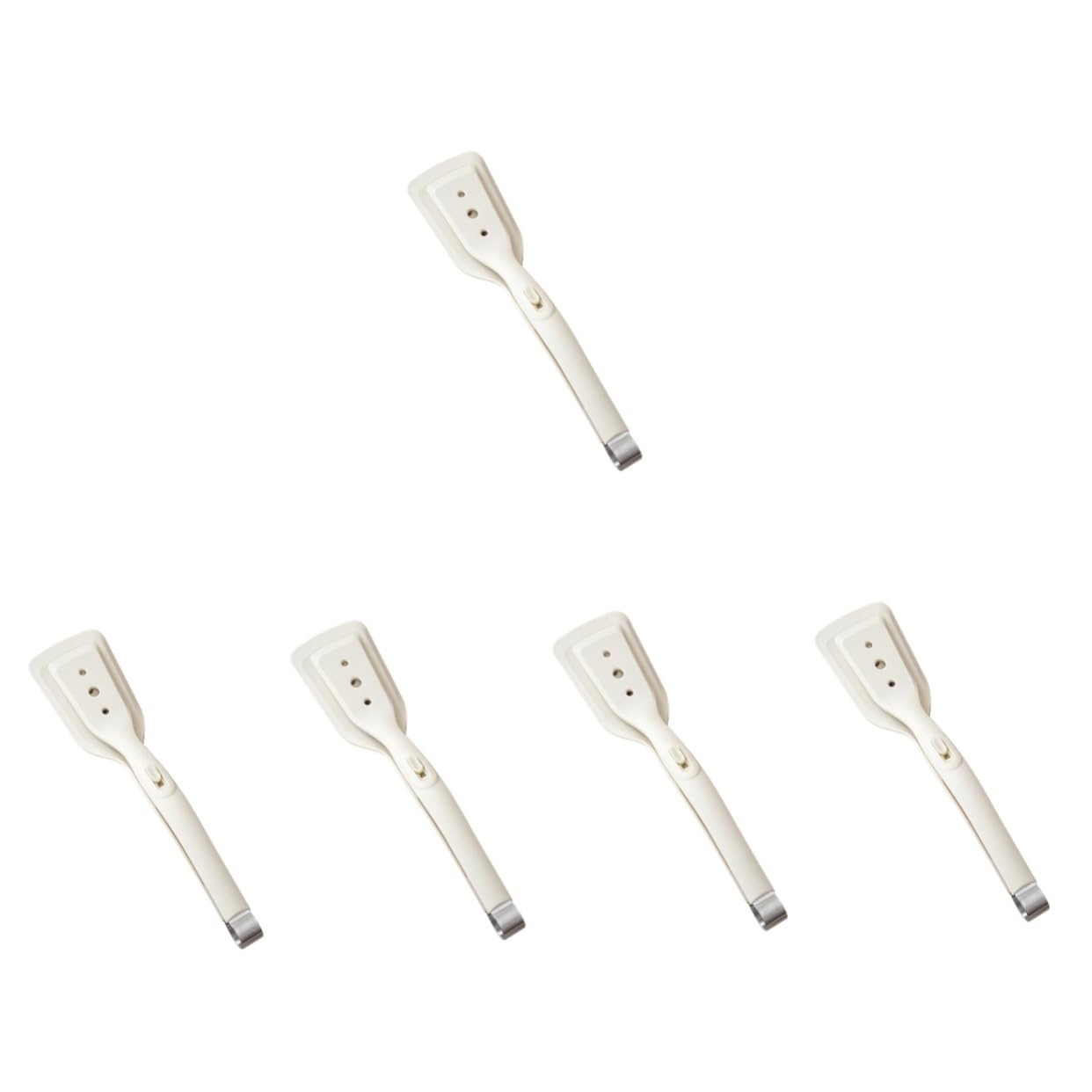 PRETYZOOM 5stücke Silicone Spatula Aus Hitzebeständigem Silikon Küchenzange Und Pfannenwender Rutschfester Griff Zum Grillen Braten Von Steaks Und Servieren Von Lebensmitteln