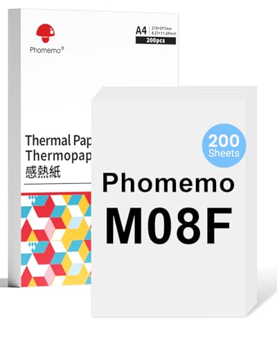 Forte compatibilità: una varietà di stampanti portatili adatte. Compatibile con stampanti termiche portatili Phomemo M08F M832 M833 M834 Q302