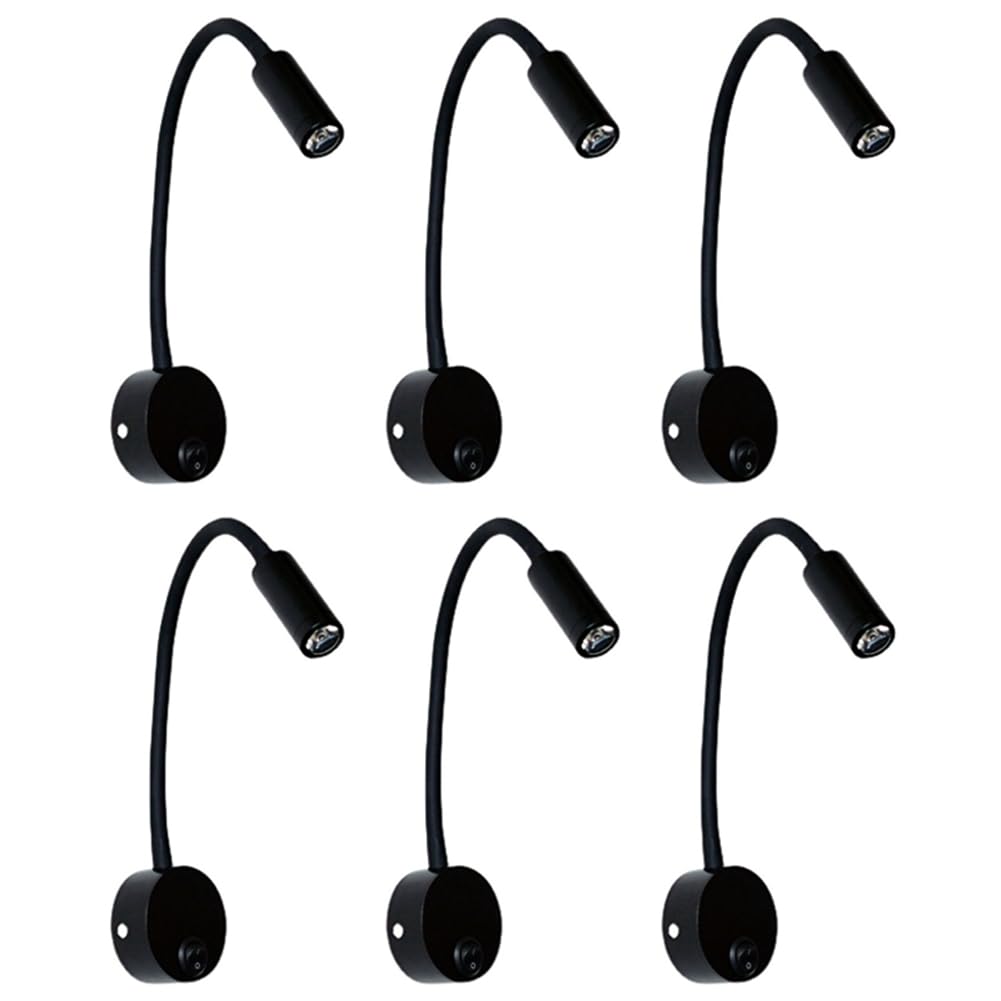CTRLZS 1PCS Bedside Working Study Reading Lamp Wall Lamp Sconces 3W LED Book Lamp Wall Night Light LED for Bedroom Dormitory