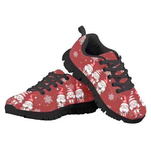 Kids Christmas Sneakers for Boys Girls Sports Running Shoes Lightweight Breathable Mesh Tennis Shoes Non Slip Casual Athletic Shoes2