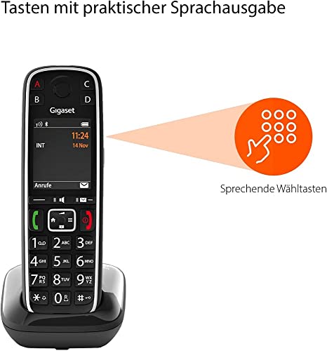 Gigaset Compatible E720 Bk S30852 h2903 b1 - vue 3