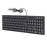 teclado ps2 genius Plug and play, solo necesita conectarse a la interfaz USB en la computadora, no se requiere controlador.
