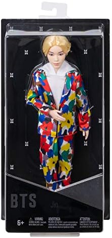 Mattel GKC88 BTS Jin Idol Fashion Doll for Collectors, K-Pop Toys Merchandise from 6 Years, 28 cm