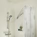 Sealskin - Cortina Flexible de Ducha, Metal, Chromo 80 x 155 x...