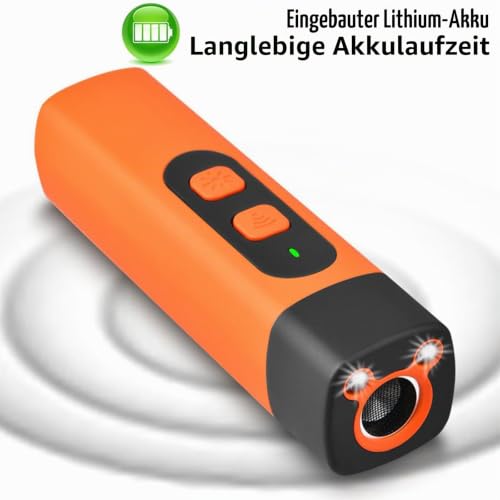 CHENRI Ruhemeister Pro - Schonendes Ultraschall, Ruhemeister Hund, Anti-Bell-Gerät für Hunde mit Taschenlampe, Ruhemeister Pro – 2026 Schonendes -Training für Ruhiges Zuhaus (Schwarz)