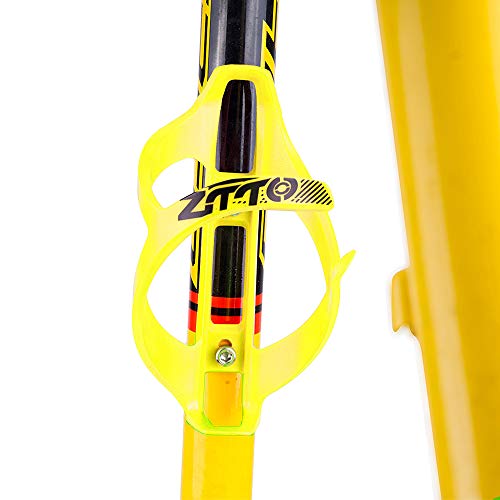 Lixada1 Lightweight High Strength Plastic Water Bottle Cage for Mountain Bike Road Bike, Bicycle Bottle Holder Yellow - Image 3