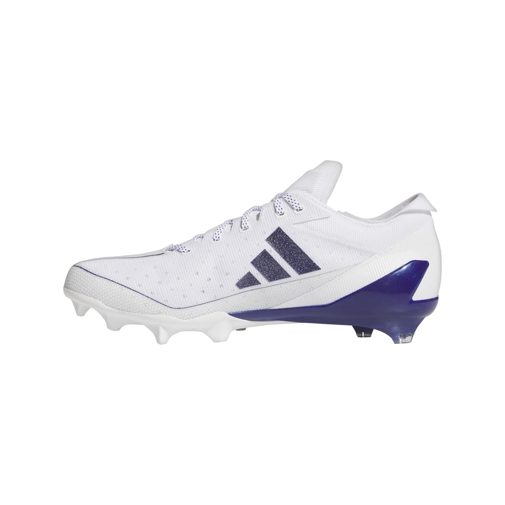 adidas Mens Adizero Electric Football Sneakers Shoes - Purple, White - Size 9 M