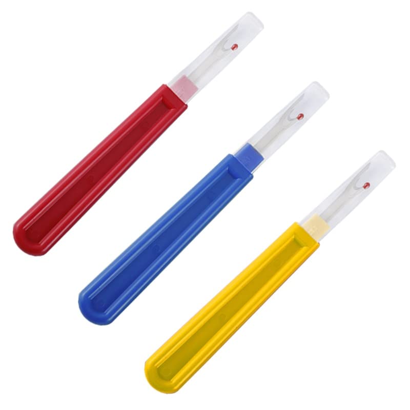 3Pcs Large Size Plastic Handle Craft Thread Cutter Seam Ripper Stitch Unpicker Sewing Tool Sewing Accessories