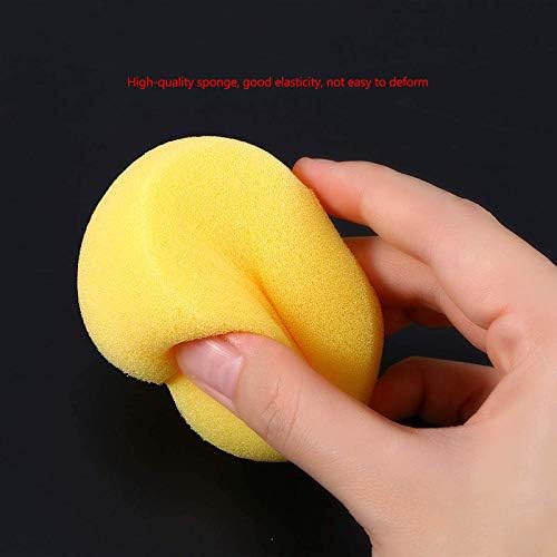 KUPUNK 17Pcs Round Foam Sponge Brush Set Artist Sponges Synthetic Watercolor Sponges Painting Tools for Art Crafts and DIY Project