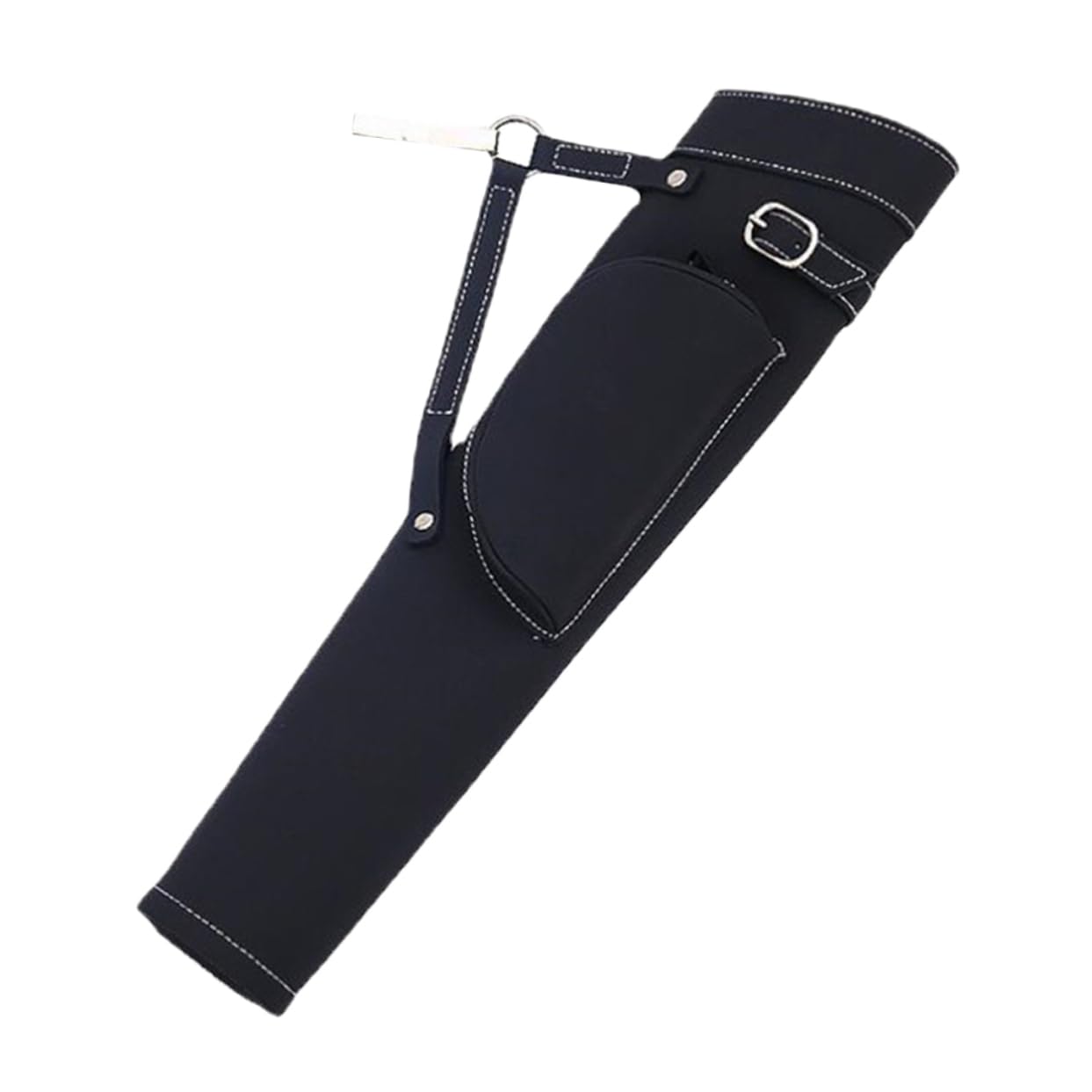 Abaodam Arrow Storage Holder for Recurve Arrow Adult Outdoor Bag Arrow Storage Backpack Arrow Carrier Portable Arrow Holder for Arrows Arrow Supply Black Leather