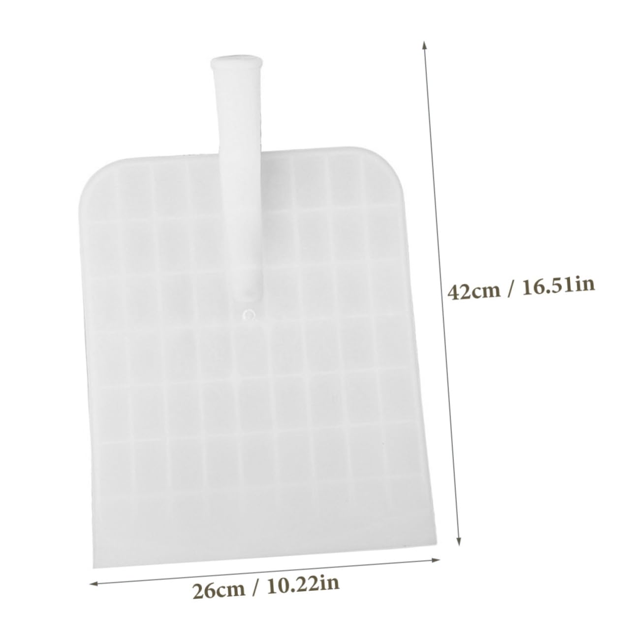 HEMOTON Poultry Feed Shovel Replacement Head Lightweight Ice Tool for Snow and Grain Cleaning Ergonomic Design for Easy Handling for Farm Use