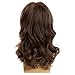 Baruisi Long Brown Wigs for Men Synthetic Layered Wavy Cosplay Party Wig