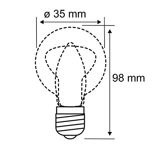 Paulmann 330028741 LED lamp Candle Filament E14 DC 24V 160lm 2W 3000K Clear dimmable - Image 4