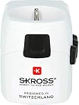 Skross Travel Adapter World PRO+ USB Earthed