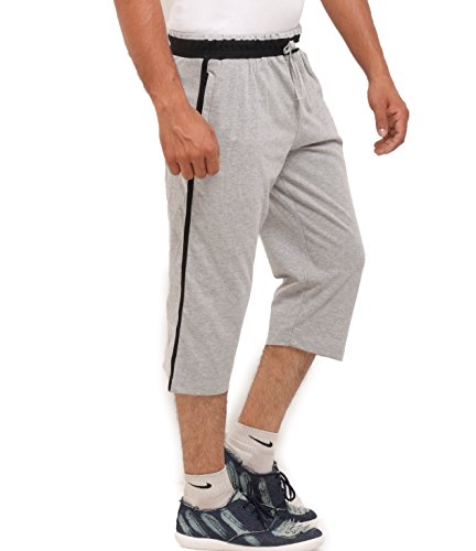 Image of VEGO Mens Cotton Three by Fourth, 3 /4, Capri, Three Quarter